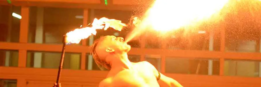 Homecoming Fire Dancer