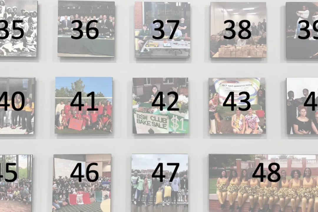 Historical photos of student involvement over the years