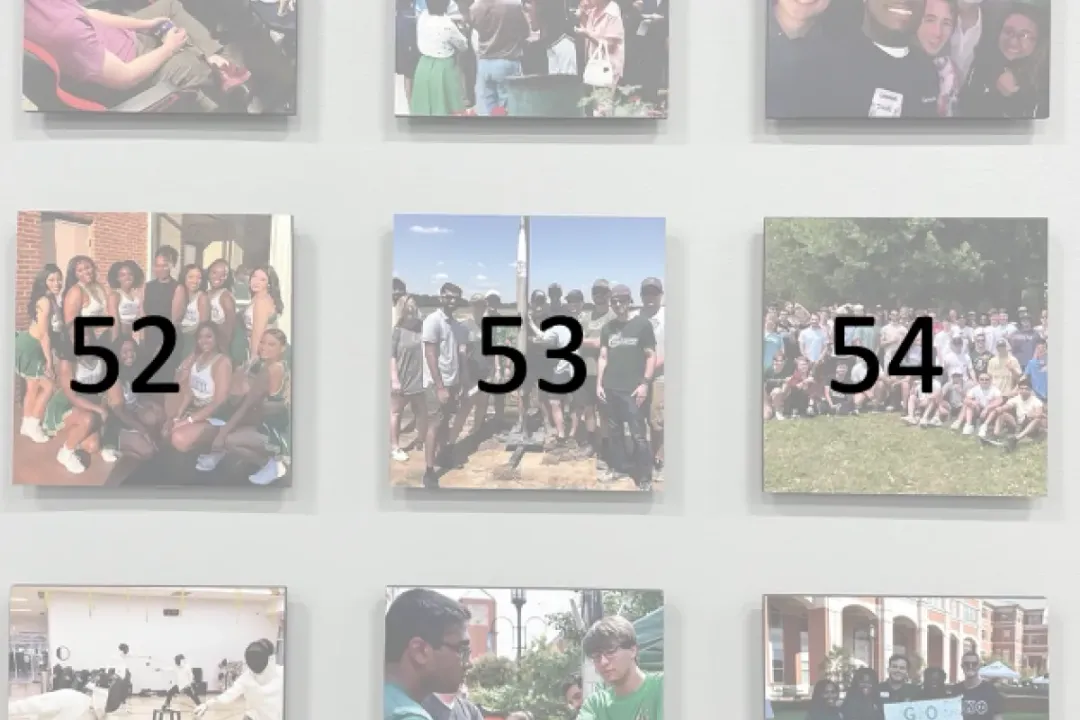 Historical photos of student involvement over the years